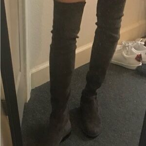 Grey lowland boots. Worn once